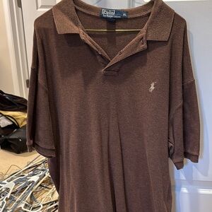 Polo by Ralph Lauren Men's Brown Shirt